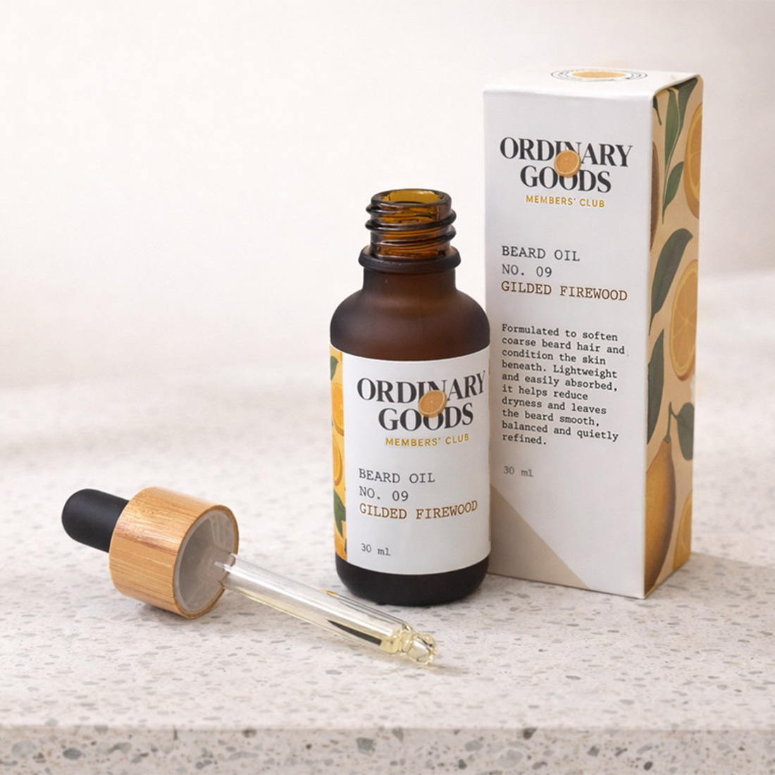 Gilded Firewood Beard Oil